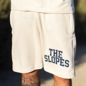 The Slopes Graphic Shorts – Cream