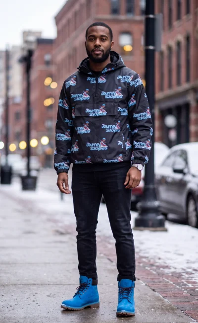 Wind Breaker Hoodie Model
